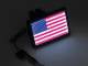 Image #2, Of Item: Freedom Flag L.E.D. Receiver Hitch Cover Black