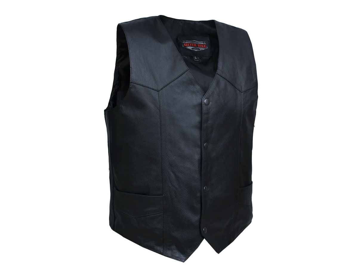 unik select leather vest