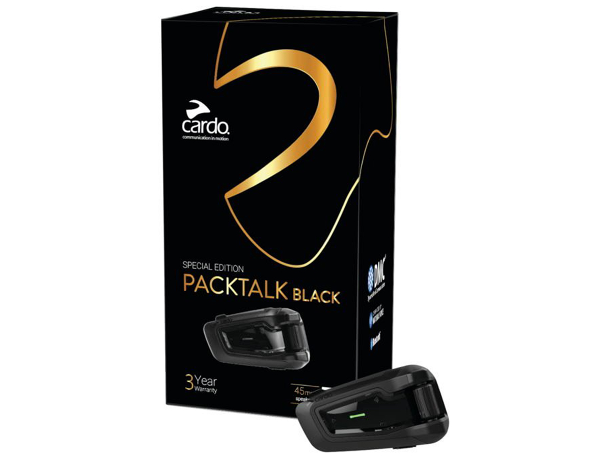 Cardo Packtalk Black Bluetooth Communication System