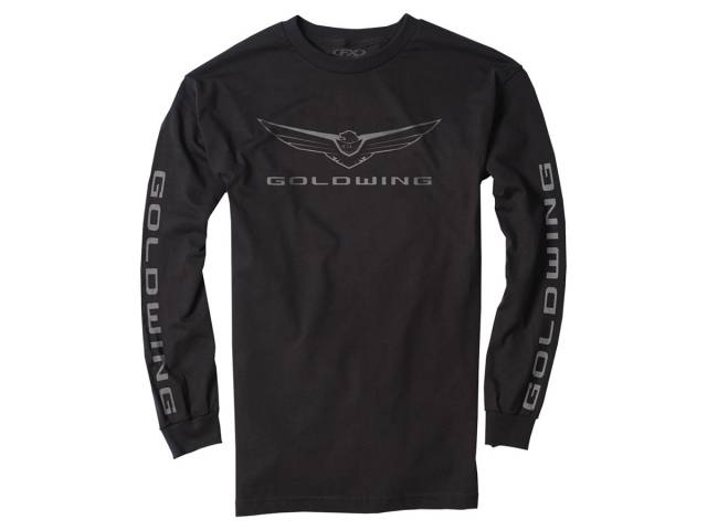 Image Of Item: Mens Goldwing Icon Long-Sleeve T-Shirt Black