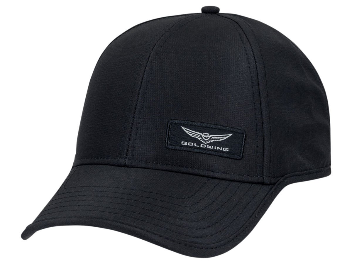 2018+ Gold Wing Tour Logo Adjustable Hat Black - WingStuff.com