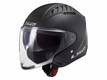 Copter Open Face Helmet Matte Black