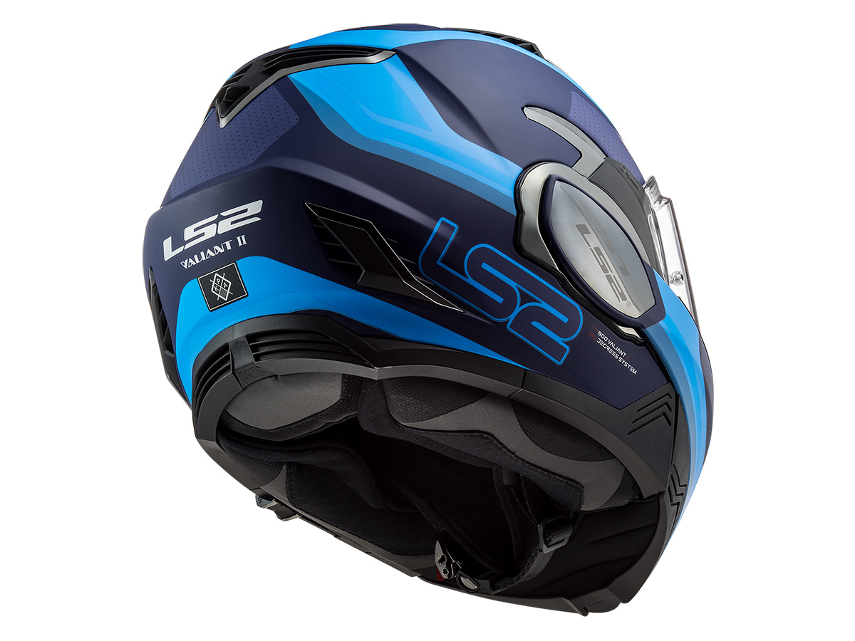 国際ブランド BLUE SHOP特価LS2 Helmets Valiant II Special Modular Helmet Matte ...