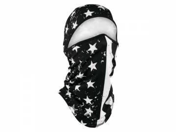 Convertible Balaclava SportFlex Black/White Flag