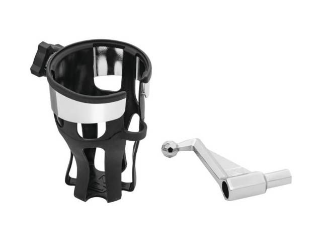 gl1800 クリアキンsc68ドリンクホルダー Kuryakyn Reflex Drink Holder w/ Passenger Mount Chrome for GL1800