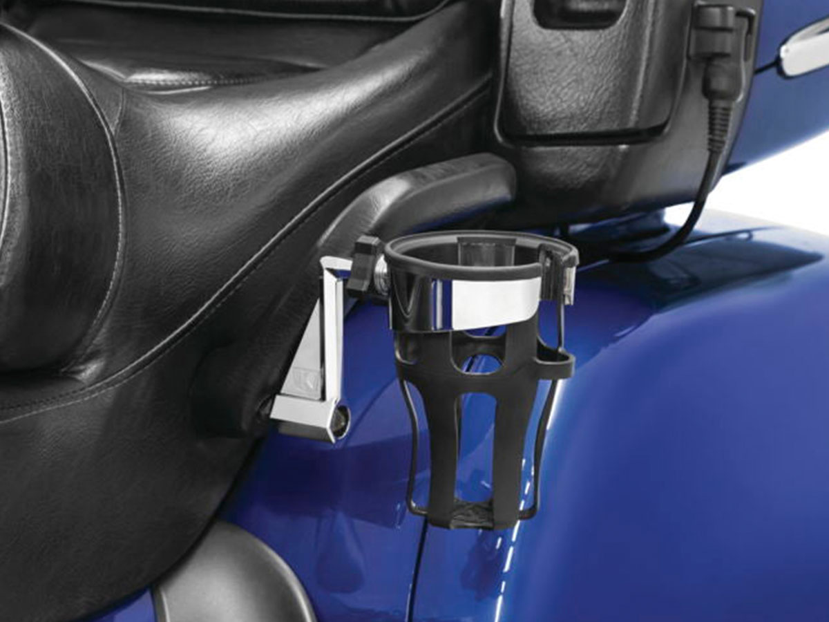 Kuryakyn Reflex Drink Holder w/ Passenger Mount Chrome for GL1800