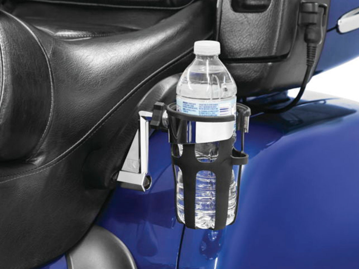 Kuryakyn Reflex Drink Holder w/ Passenger Mount Chrome for GL1800