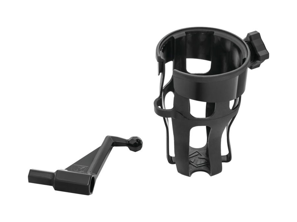 gl1800 クリアキンsc68ドリンクホルダー Kuryakyn Reflex Passenger Drink Holder Black for GL1800