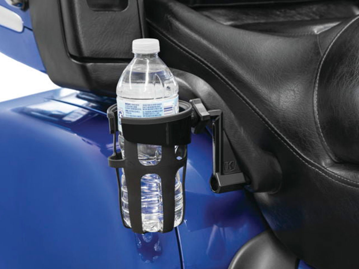 Kuryakyn Reflex Passenger Drink Holder Black for GL1800