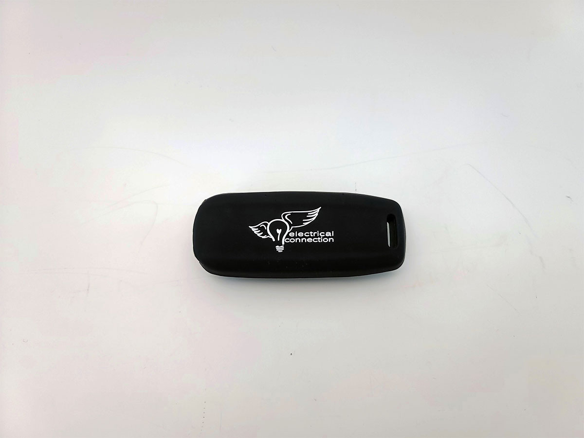 QBUC 2PCS For BMW Key Fob Cover, Soft Silicone Case 2024 Black