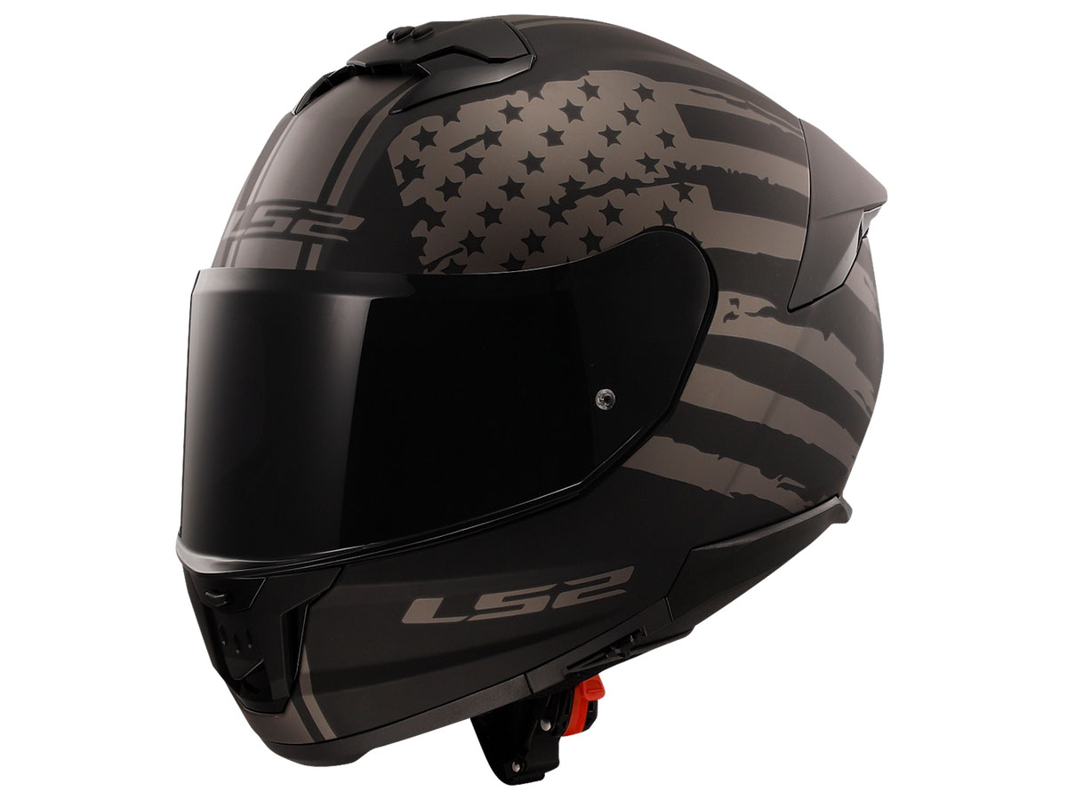 LS2 Stream II America Full Face Helmet Matte Black