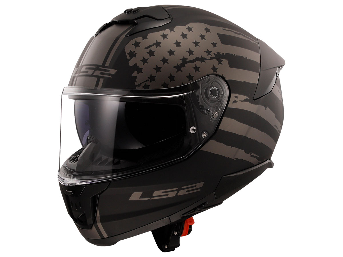 bluetooth helmet ls2 LS2 Helmets Strobe II Modular Bluetooth Motorcycle Helmet W/ SunShield   Black Hills Moto