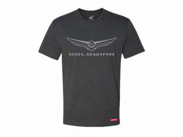 Men's 2018+ Gold Wing Logo Excursion Tee Charcoal