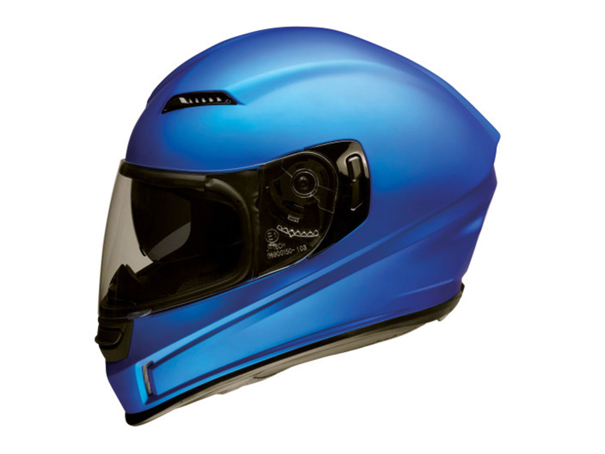 Z1R Jackal Satin Full Face Helmet Blue
