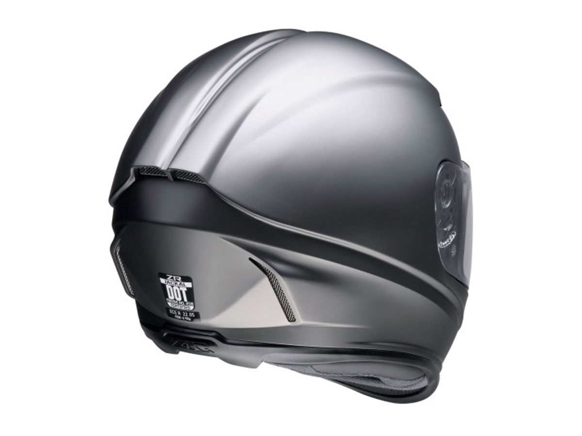 Z1R Jackal Satin Full Face Helmet Titanium