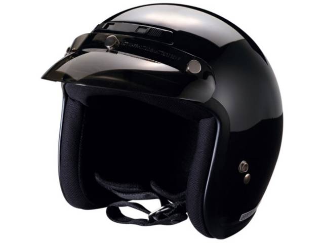 Z1R Jimmy Open Face Helmet Black