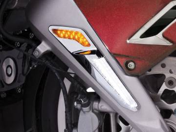 LED Fork Mounted Nav Lights Chrome