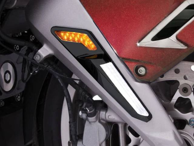 Goldstrike LED Fork Mounted Nav Lights Black