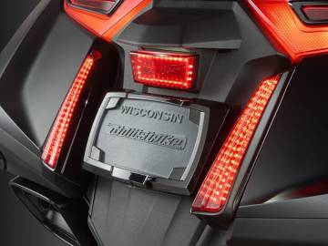 Red LED Filler Panel Tail Lights Black for 2018+ Gold Wing