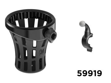 Gen 2 Left Side Big Ass Drink Holder Black (DCT ONLY)