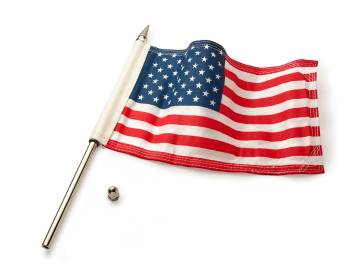 American Flag w/ Stainless Steel Pole
