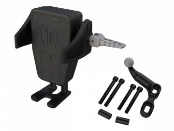 Gen 2 Cybercharger Phone Holder w/ Black Offset Perch Mount