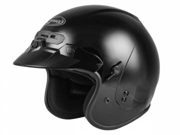 GM32 Open Face Helmet Black