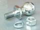 Chrome 1 7/8 Trailer Hitch Ball w/Bolt
