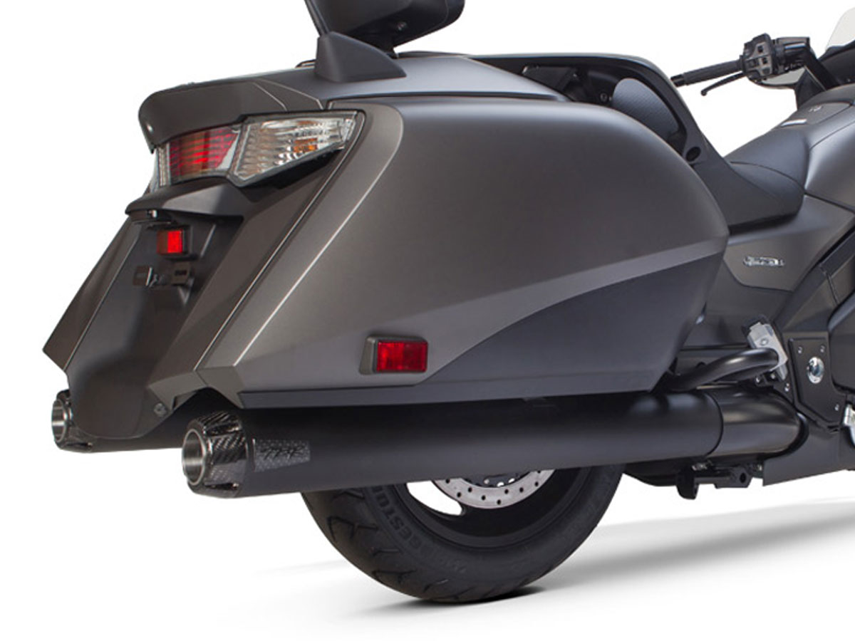 Comp-S Dual Ceramic Black Carbon Fiber Exhaust for F6B