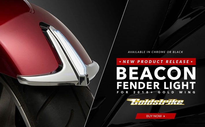 New Product Release - Goldstrike Beacon Fender Light - Available in Chrome or Black