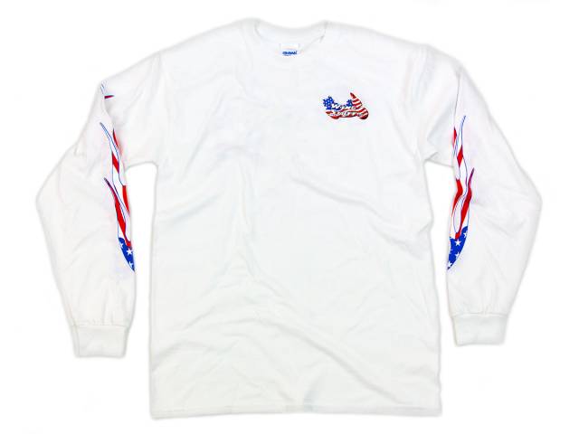 Image Of Item: Classic WingStuff Long Sleeve Riding Shirt White