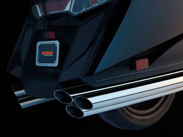 Cobra 6-Into-6 Slip On Muffler Chrome for F6B, GL1800 2nd Gen
