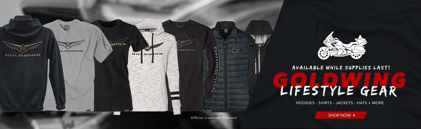 Goldwing Lifestyle Gear - Official Licensed Products - Available While Supplies Last