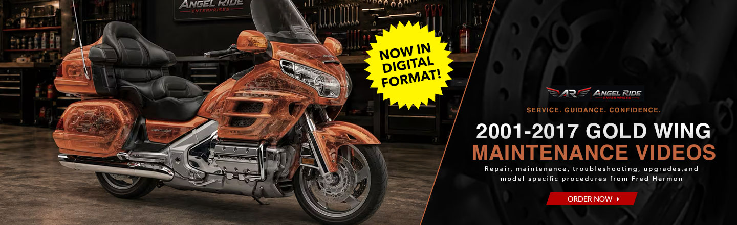 Fred Harmon 2001-2017 GL1800 Maintenance Videos - Now in digital format!