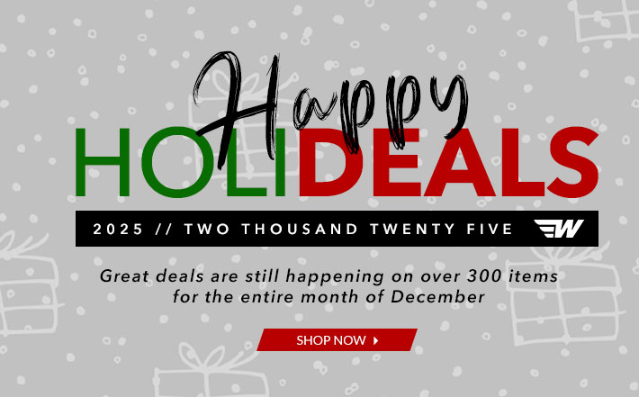 Happy HoliDeals 2025 - Great deals are still happening on over 300 items for the entire month of December
