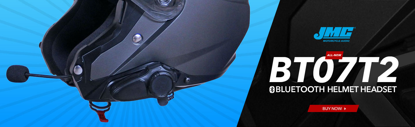 All-New J&M BT07T2 Bluetooth Helmet Headset
