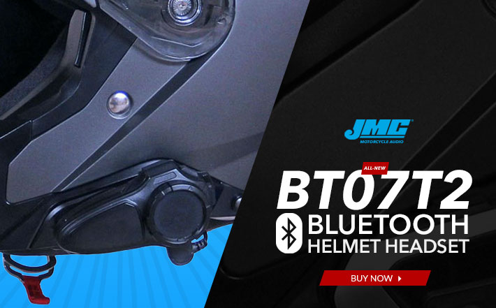 All-New J&M BT07T2 Bluetooth Helmet Headset