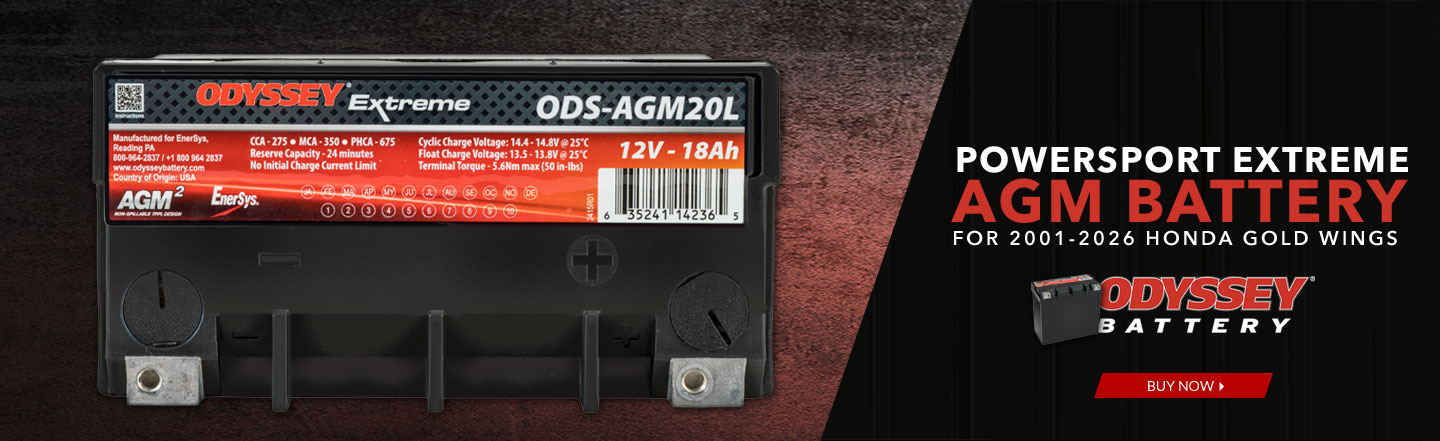 Powersport Extreme AGM Battery for 2001-2026 Honda Gold Wings by Odyssey Battery
