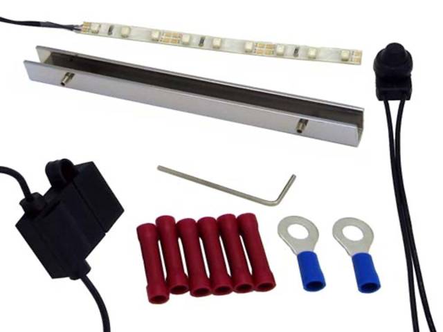 Image Of Item: Chrome LED Windshield Lighting Kits