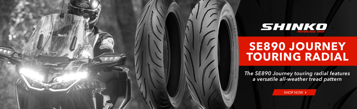 SE890 Journey Touring Radial by Shinko Motorcycle Tires