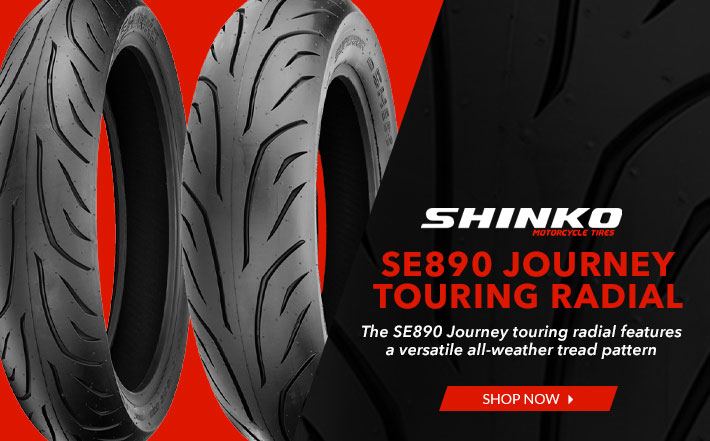 SE890 Journey Touring Radial by Shinko Motorcycle Tires