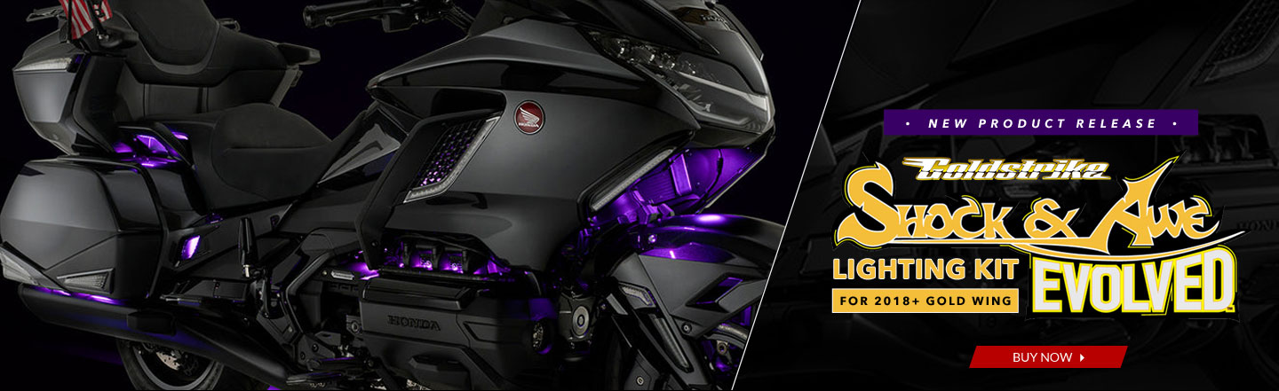 Goldstrike Shock & Awe Evolved Lighting Kit for 2018+ Gold Wing