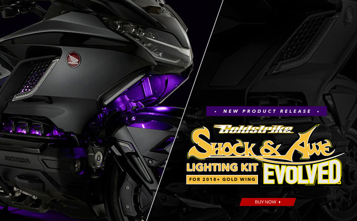 Goldstrike Shock & Awe Evolved Lighting Kit for 2018+ Gold Wing