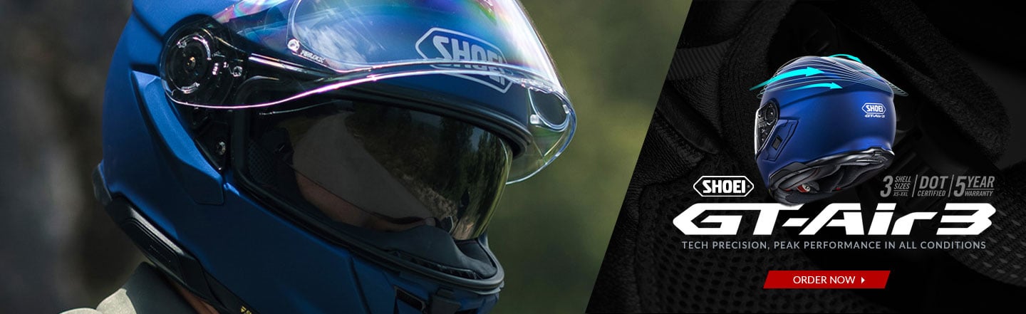 Shoei GT-Air 3 Full Face Helmet - Tech Precision, Peak Performance In All Conditions