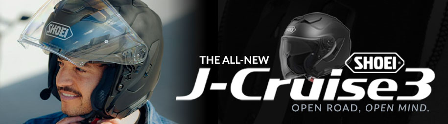 Title Graphic for: Shoei J-Cruise 3 Helmet