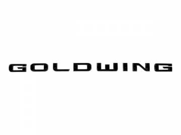 Saddlebag Emblems (Black Chrome) for 2018+ Gold Wing