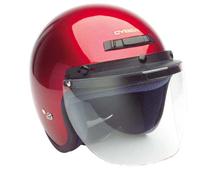 MXL Universal 3-Snap Motorcycle Helmet Flip Shield
