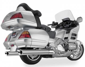 Exhaust Muffler Set w/Chrome Billet Tips for GL1800