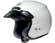 RJ Platinum R Open Face Helmet White