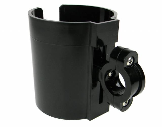 thumbnail image 2 of GOODFITMENT Universal Motorcycle Cup Holder – Black, 22mm, Fits 7/8" Handlebars For Harley Etc. 2 of 2